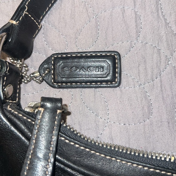 RARE Coach 7593 Black Hobo Shoulder Bag mini - Picture 3 of 9